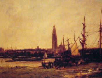 Antoine Vollon : View of Antwerp